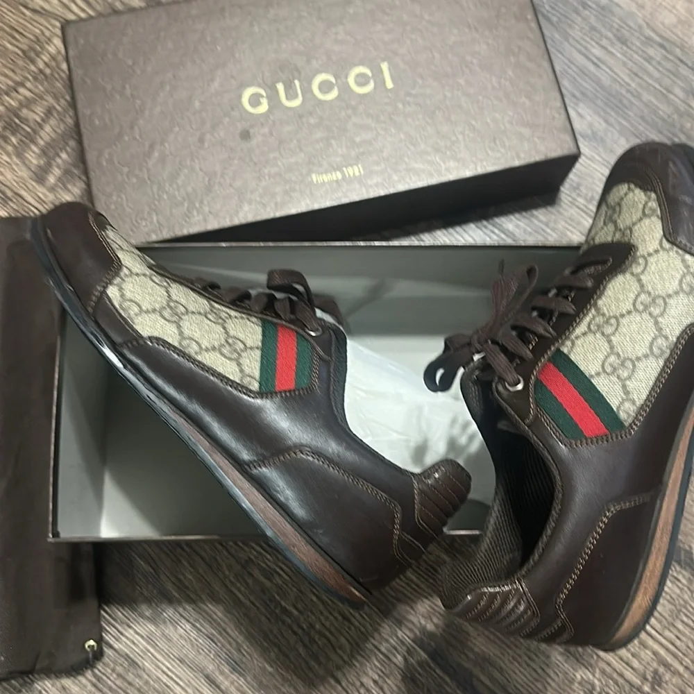 Gucci Women's Sneakers Box - Brown - Picture 7 of 11